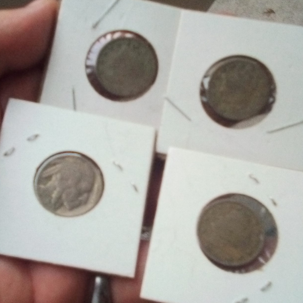 *Sold*4 Antique Coins Some Well Over 100 yrs old
